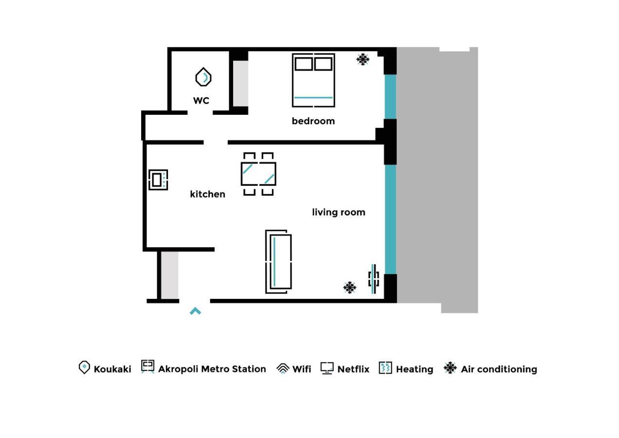 Modern 1bd Close To The Acropolis Museum By Upstreet Apartment